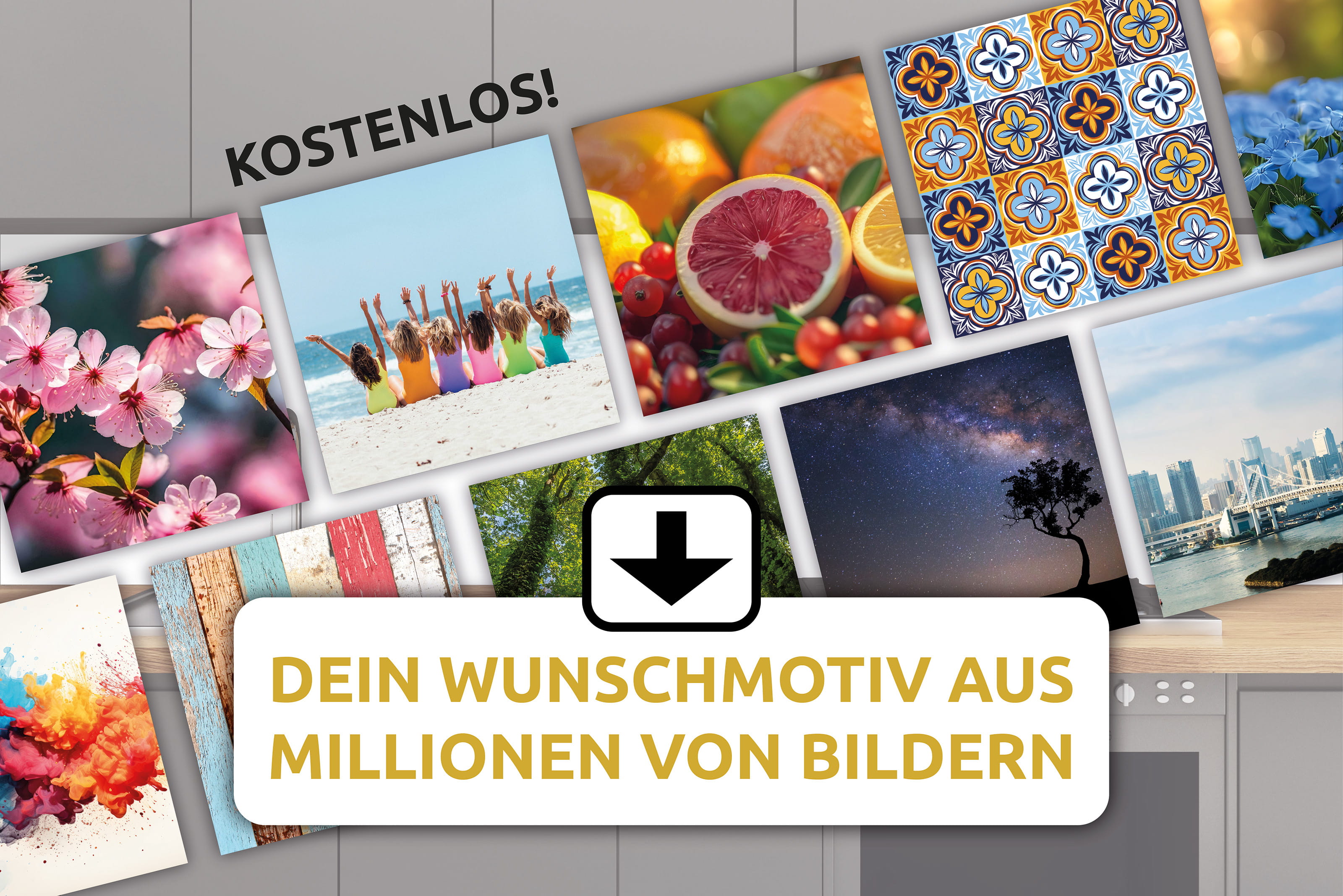 Küchenrückwand - Stockphoto