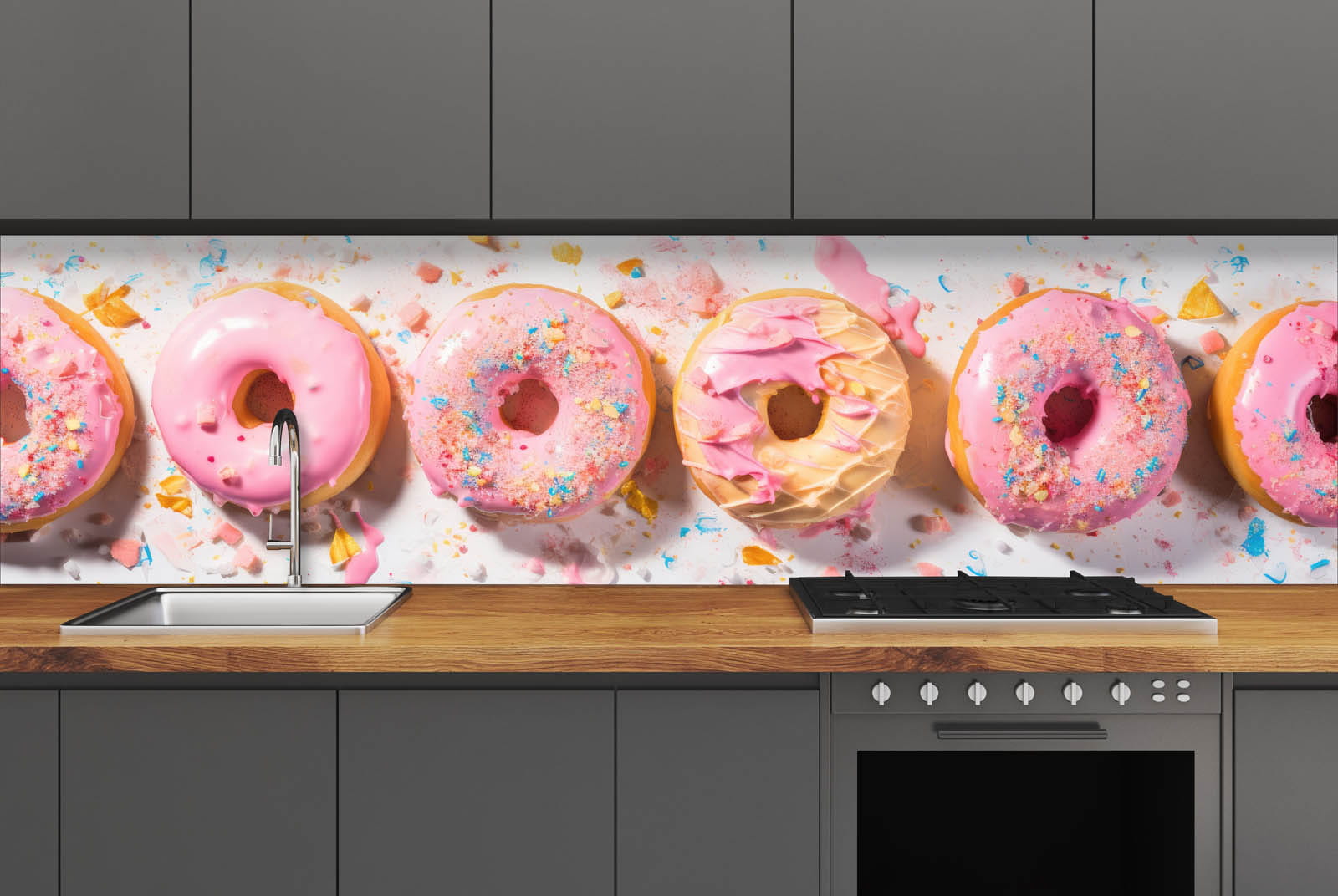 Küchenrückwand - Donut