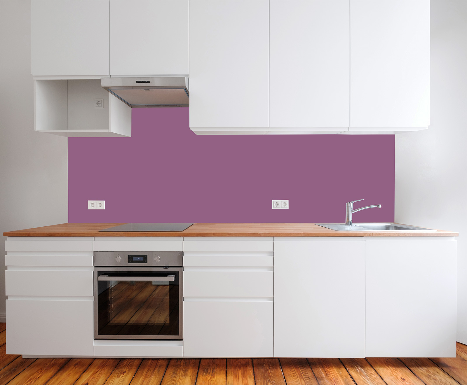 Küchenrückwand - Pastellviolett