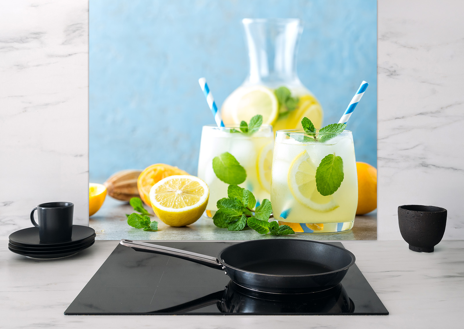Spritzschutz - Zitronenlimonade