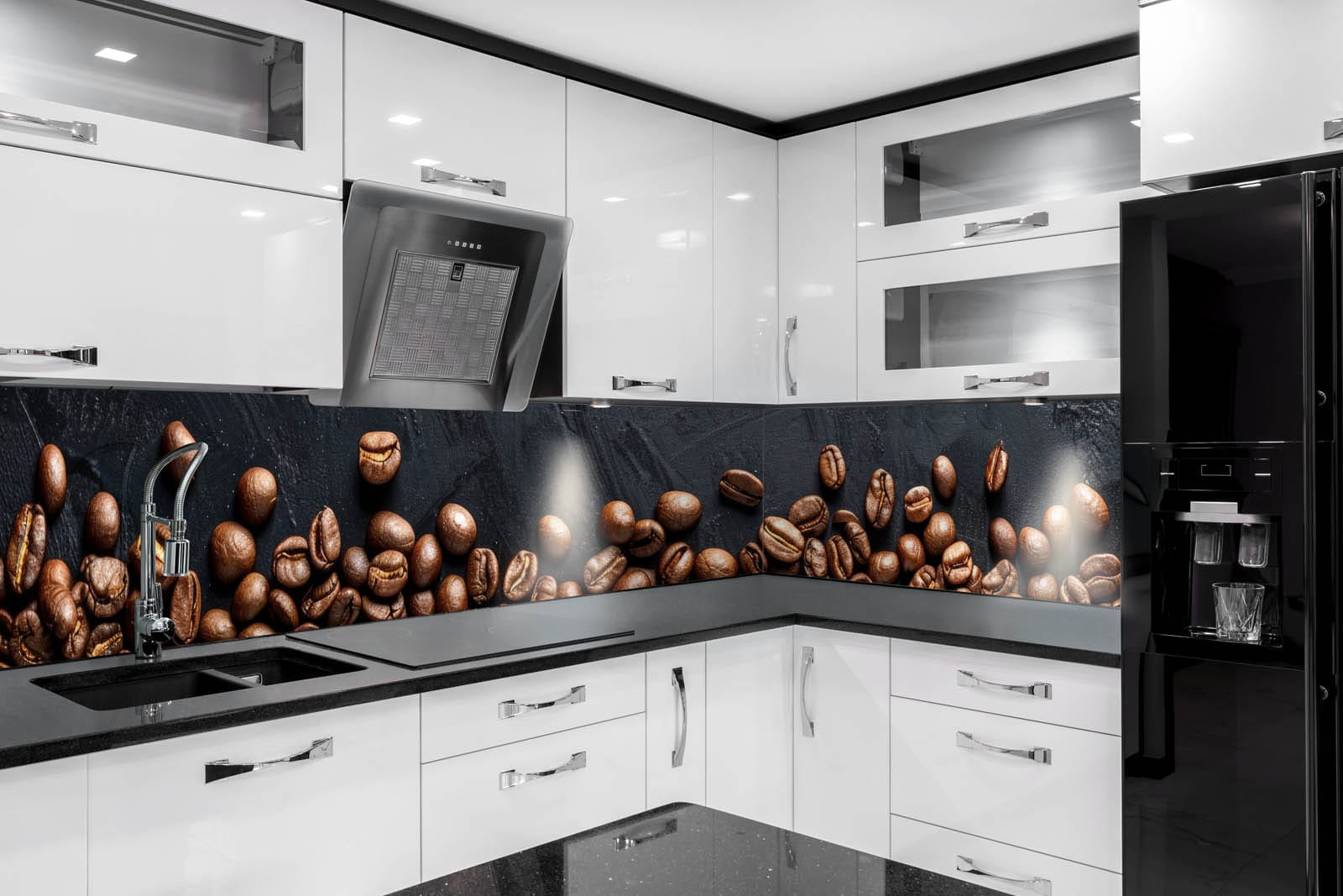 Küchenrückwand - Kaffeebohnen