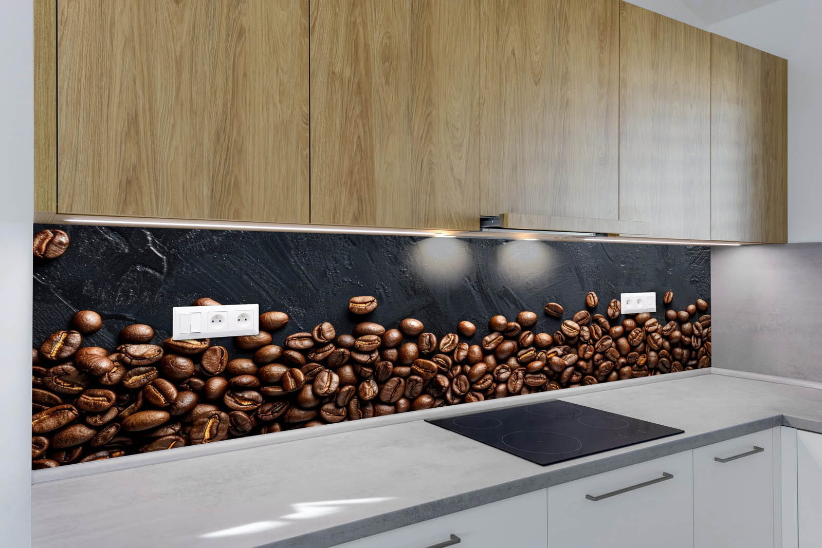 Küchenrückwand - Kaffeebohnen