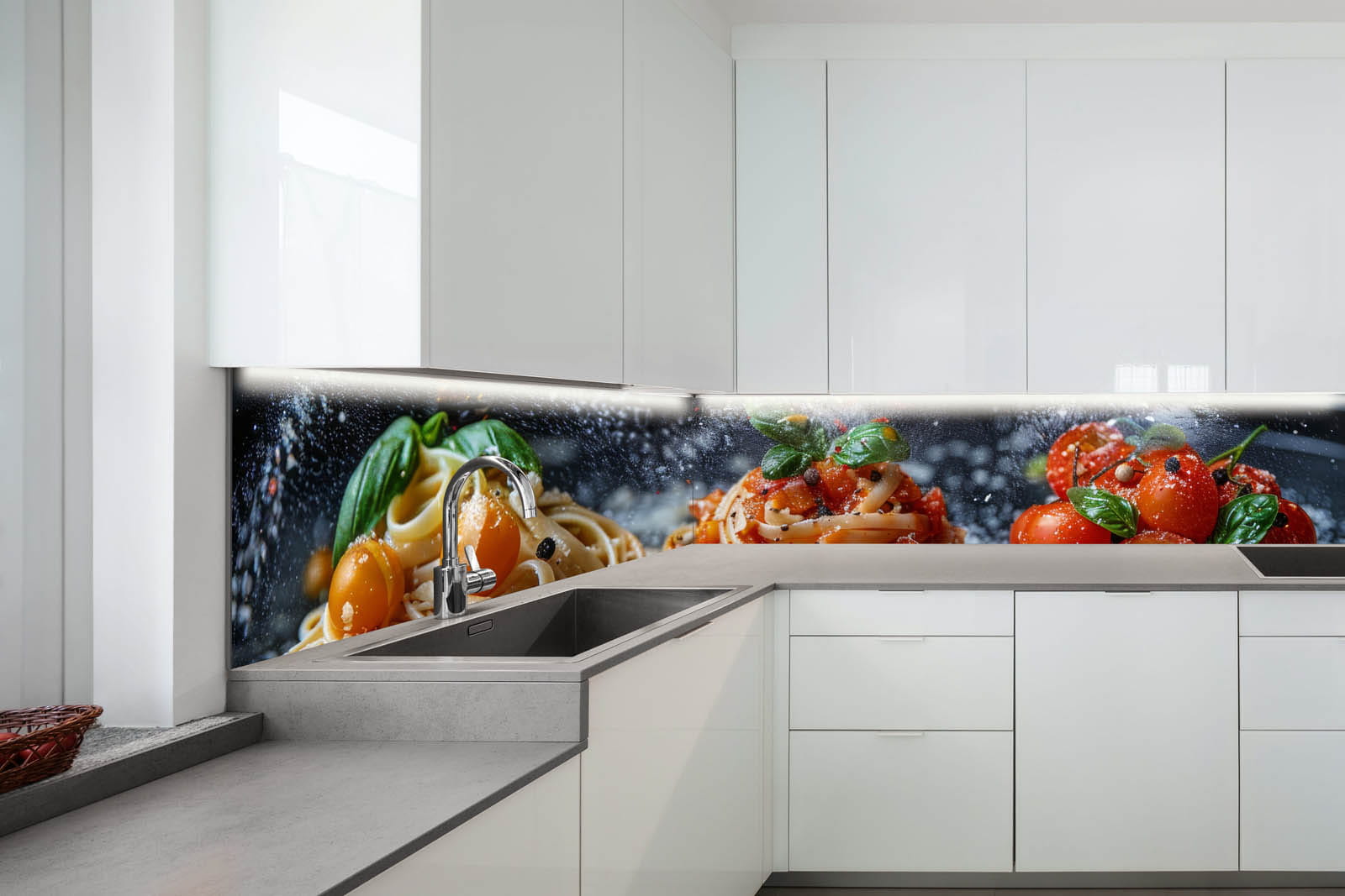 Küchenrückwand - Italienisches Essen